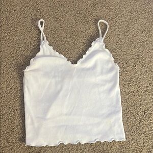 White Sleeveless Women's Top